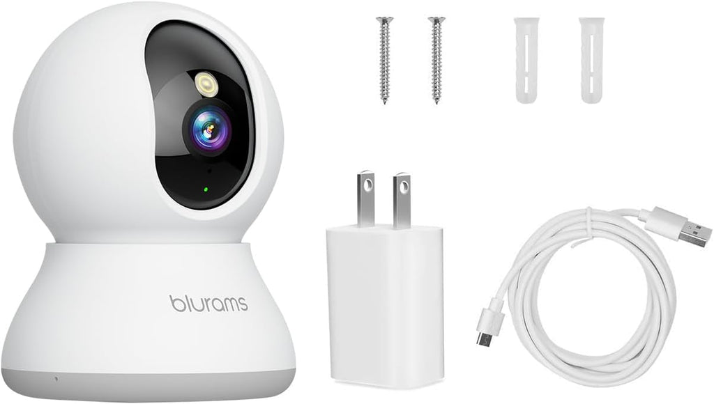 2K Smart Pet Camera – Indoor WiFi Dog & Cat Camera with 360° Pan, Motion Tracking, Colour Night Vision, 2-Way Audio, Alexa Compatible, App Control & SD/Cloud Storage